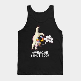 Kids Birthday Shirt | Unicorn Handstand Gift Contortionist Tank Top